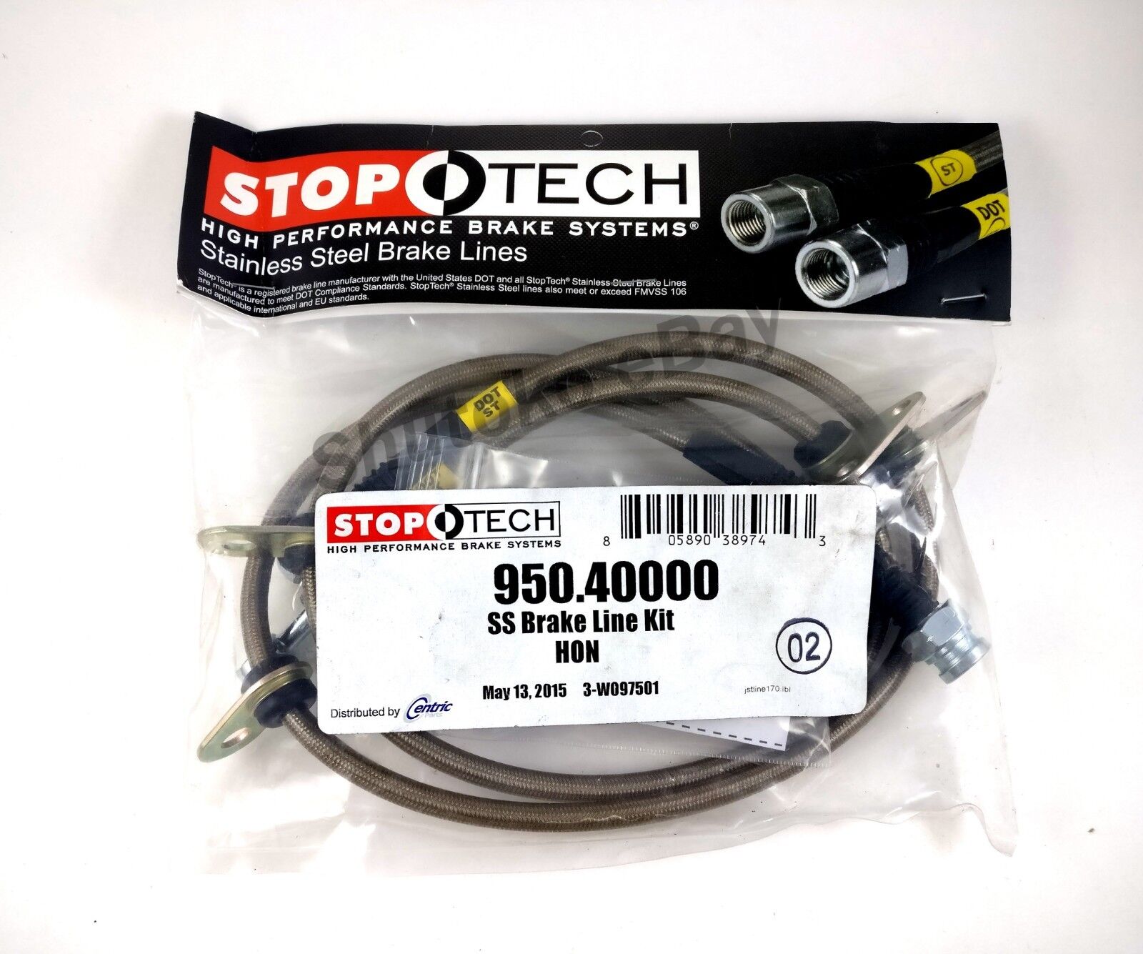STOPTECH STAINLESS STEEL FRONT BRAKE LINES FOR 90-01 ACURA INTEGRA DA DB DC
