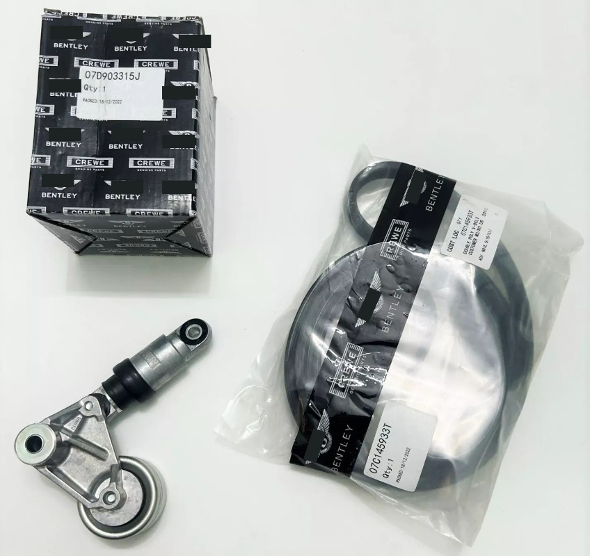 07D903315J Bentley Continental Gt Gtc Flying Spur Ribbed Belt Tensioner W/V-Belt