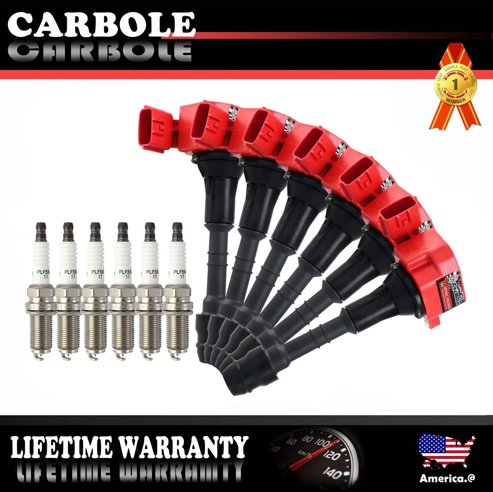 HIGH PERFORMANCE Spark Plugs and Coil Packs for INFINITI G35 Nissan Xterra 350Z