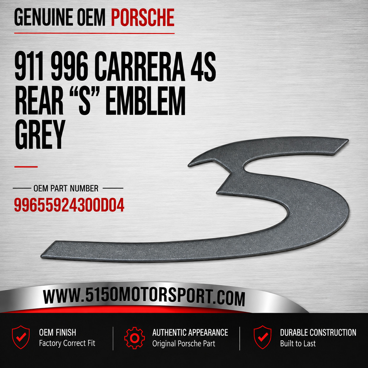 Genuine Porsche 911 996 Carrera 4S Rear \ Genuine Porsche 911 996 Carrera 4S Rear \