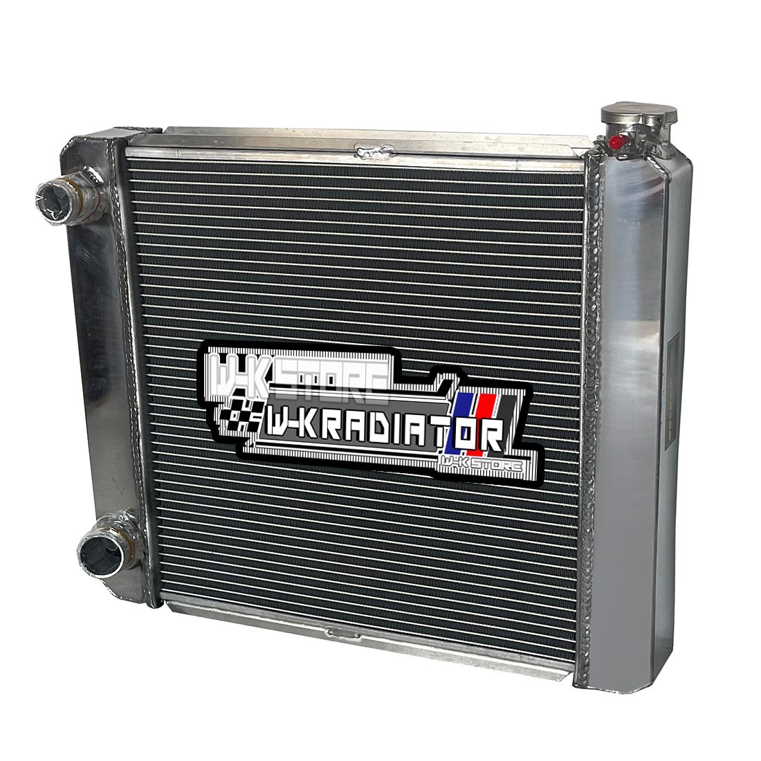 2 Rows Aluminum Radiator For Double Pass 22 x 19 x 3 For Ford Mopar Performance