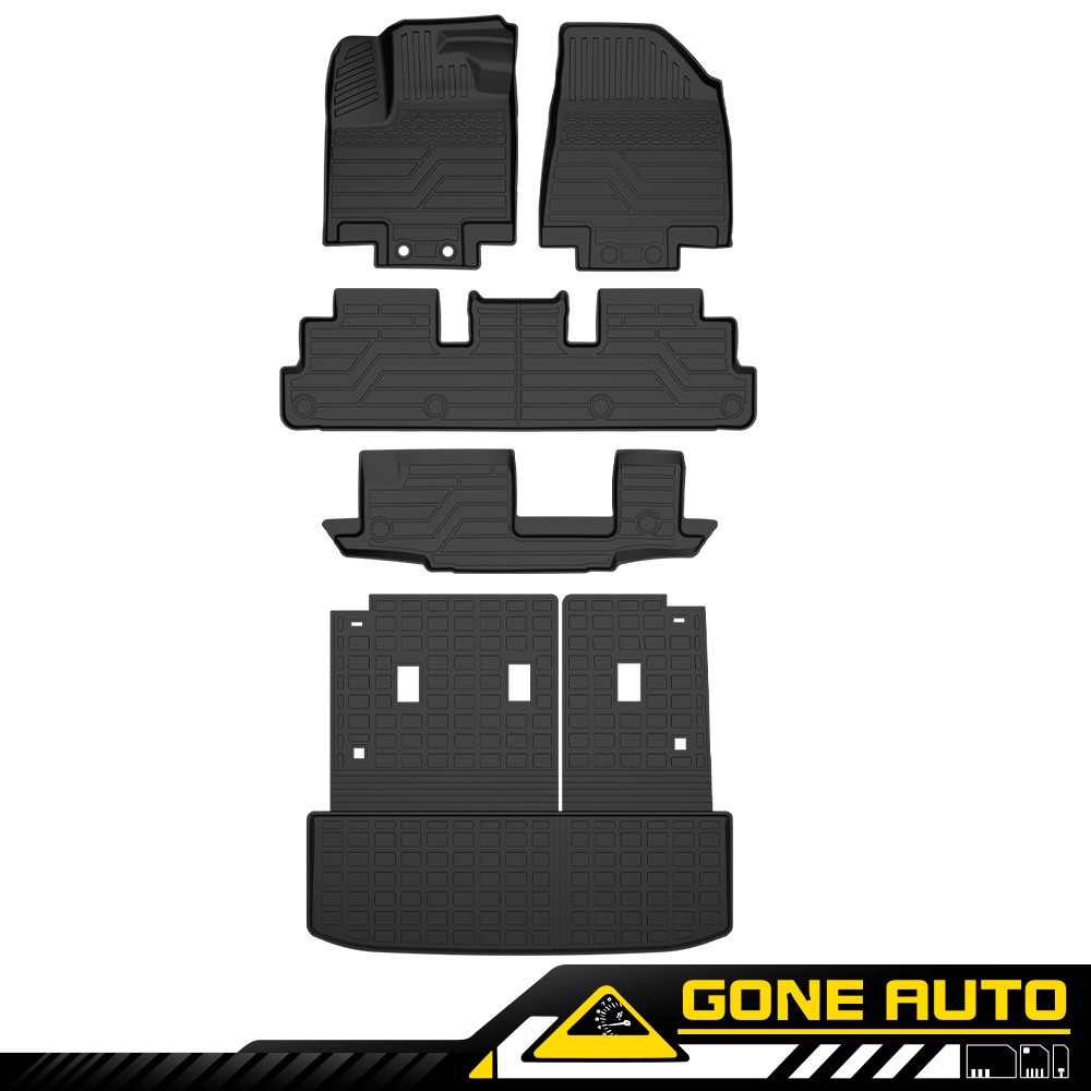 Fit for 2022-2026 Nissan Pathfinder TPE Floor Mats 3 Row & Cargo Liner 7&8 Seats