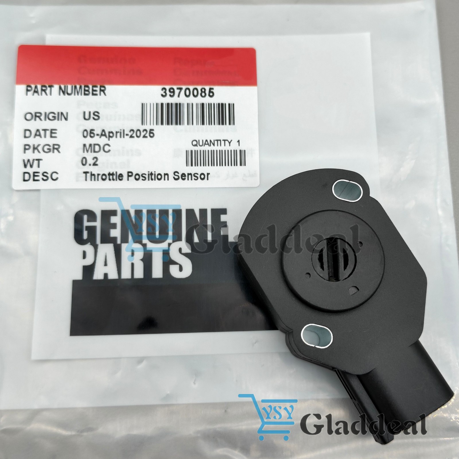 APPS Throttle Position Sensor For Cummins 98-07 Dodge RAM 2500 3500 3970085
