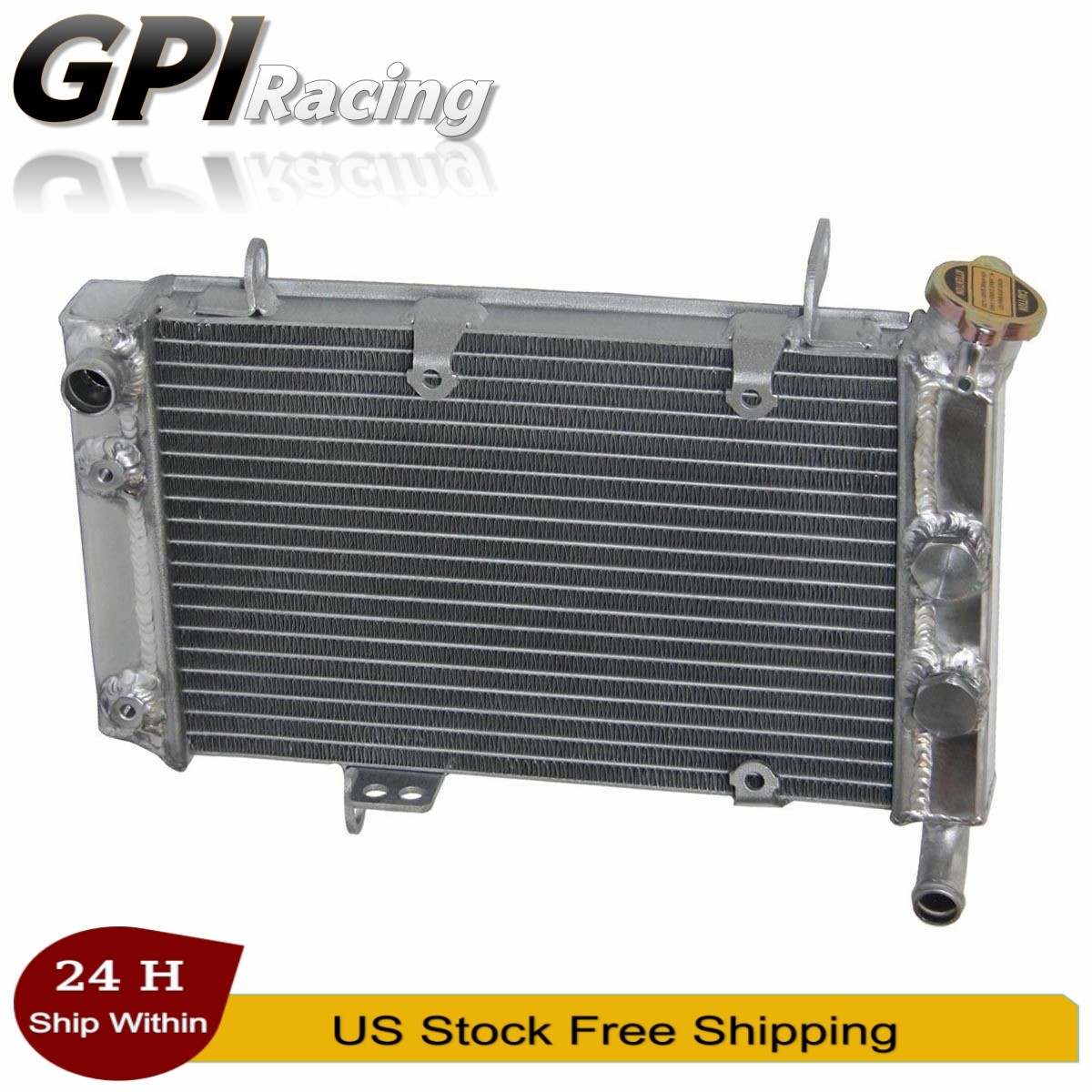 New Aluminum Radiator For Suzuki LTZ400 KFX400 Arctic Cat DVX400 2003-2008 2005