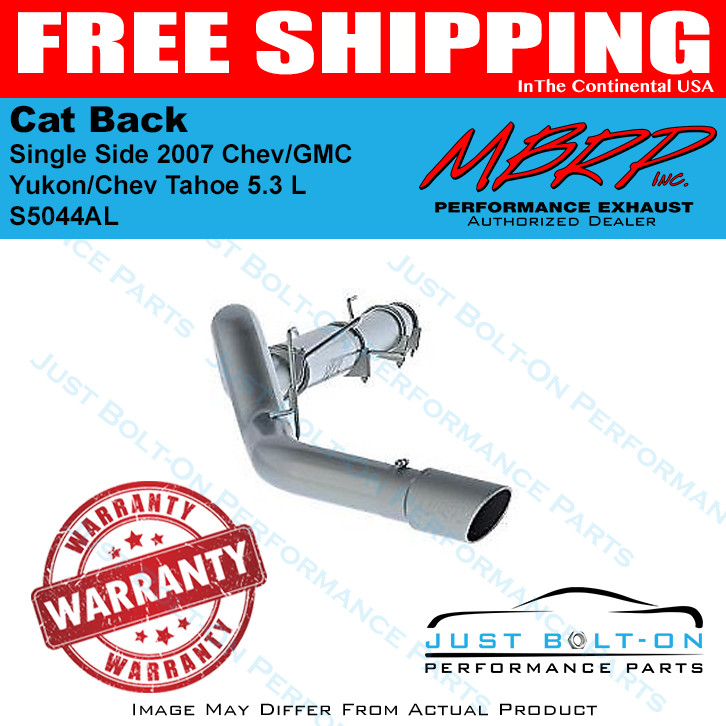MBRP 2007 Chev/GMC Yukon/Chev Tahoe 5.3 L Cat Back Single Side S5044AL