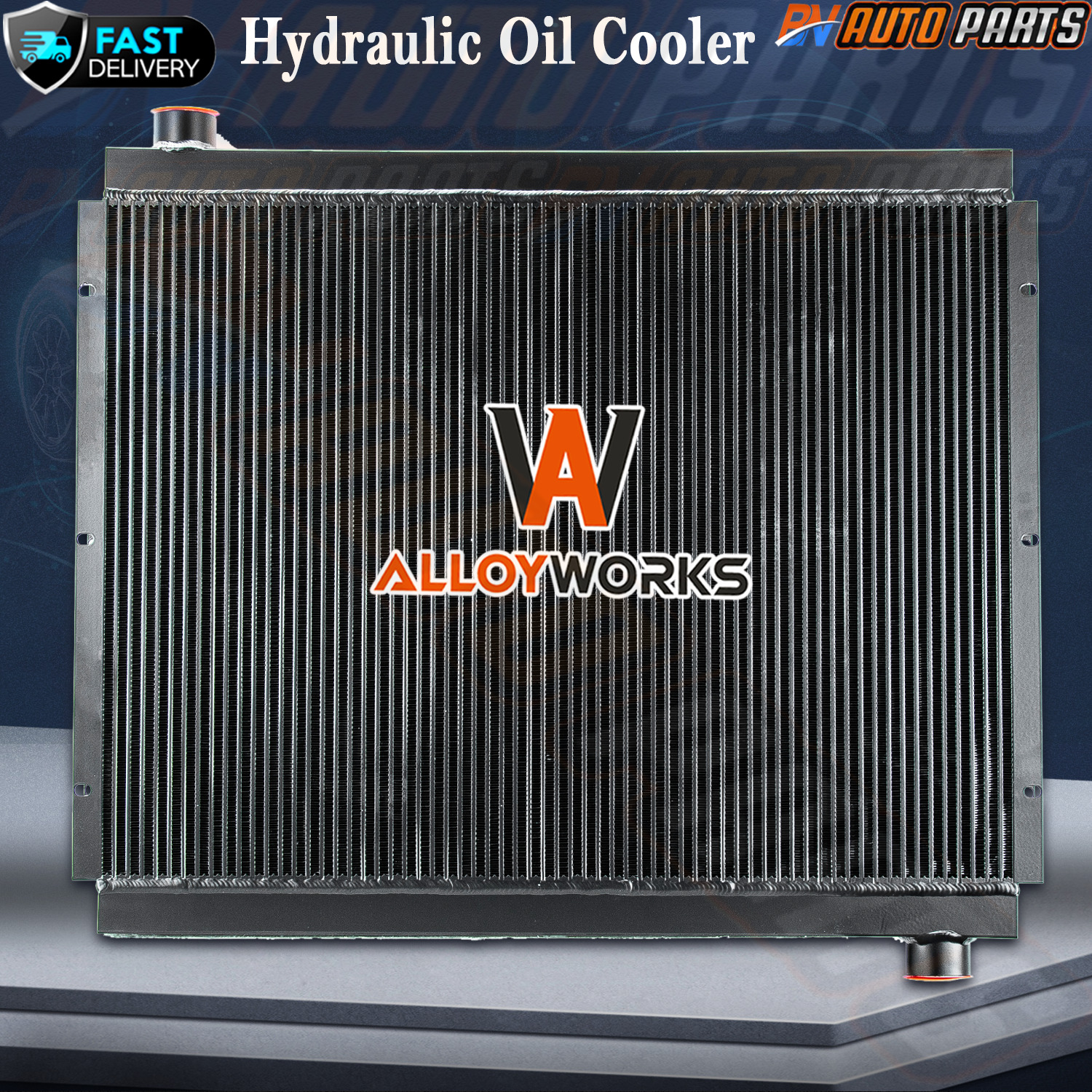 Aluminum Hydraulic Oil Cooler For Industrial Hydraulic Cooling System Heavy Duty