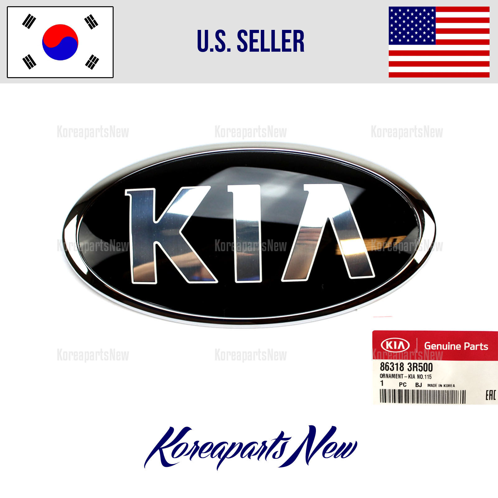 FRONT Bumper Emblem Kia Logo Mark 863183R500 ⭐GENUINE⭐ fits KIA OPTIMA 2011-2021