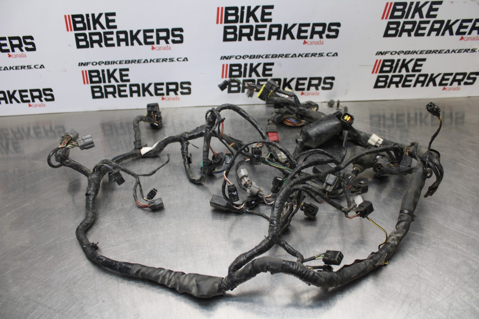 07-08 KAWASAKI NINJA ZX6R MAIN ENGINE WIRING HARNESS MOTOR WIRE BB203