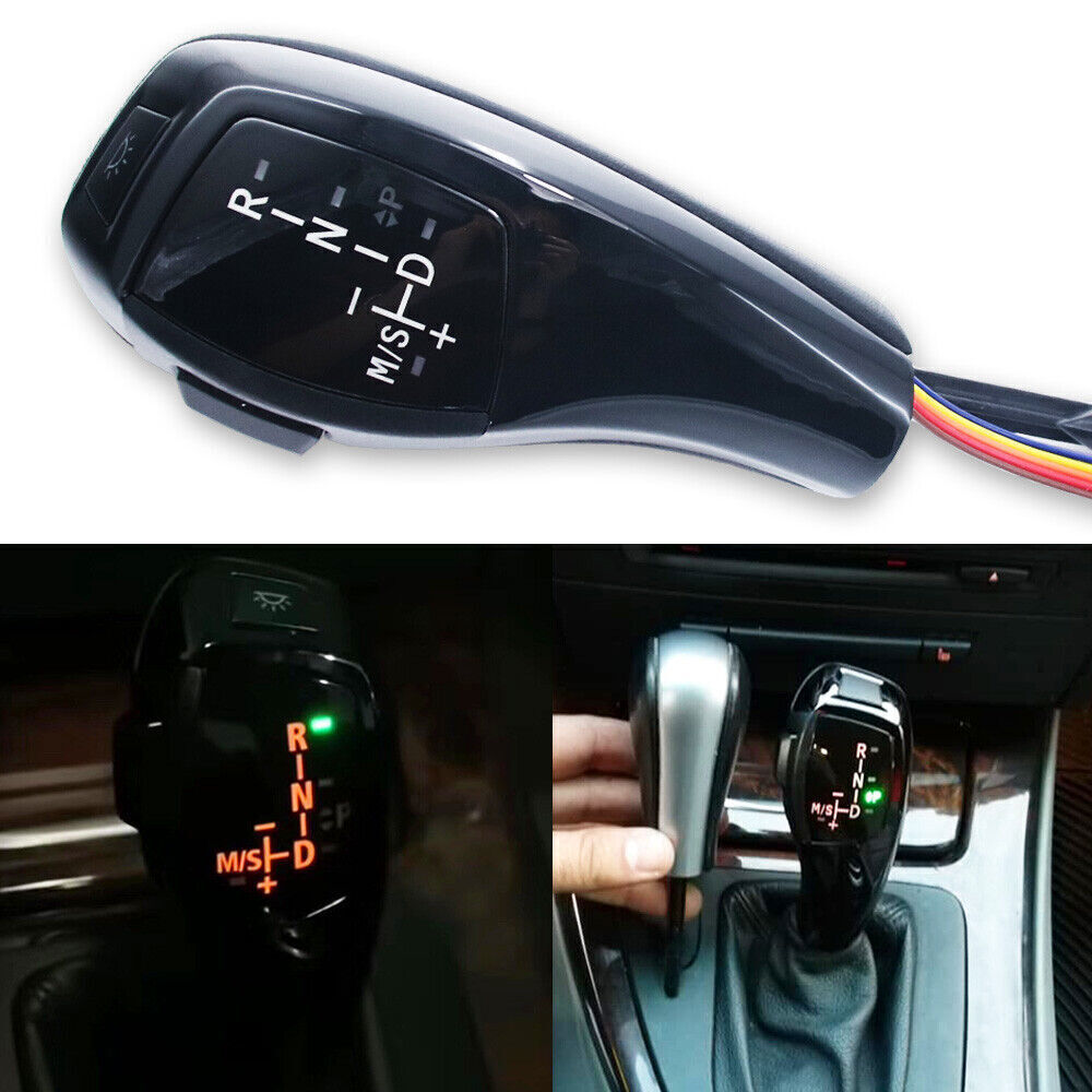 New Modified LED LHD Automatic Gear Shift Knob Shifter Lever For BMW E46 E60 E61