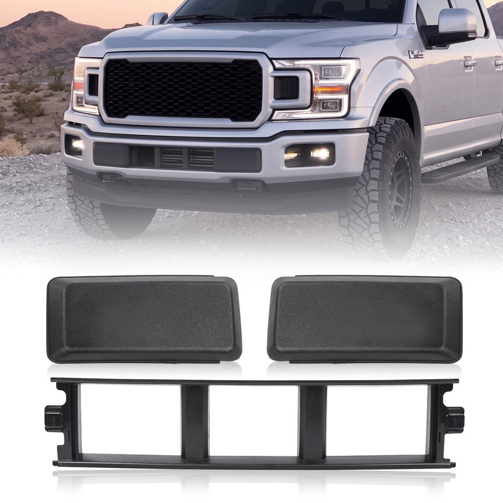 For 2018-2020 Ford F150 Front Bumper Cover Lower Grille Trim Panel Grill