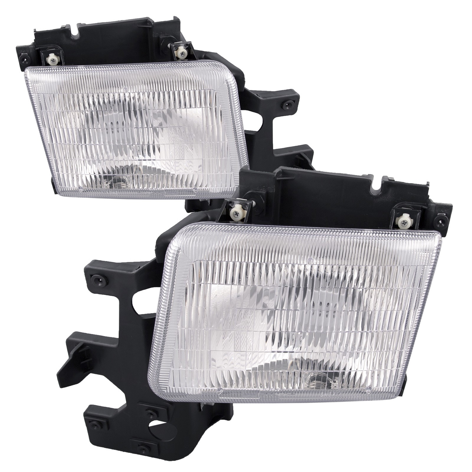 Headlight Set Fits 1995-1997 Dodge B1500 B2500 B3500 Full-Size Van Halogen Headlight Set Fits 1995-1997 Dodge B1500 B2500 B3500 Full-Size Van Halogen