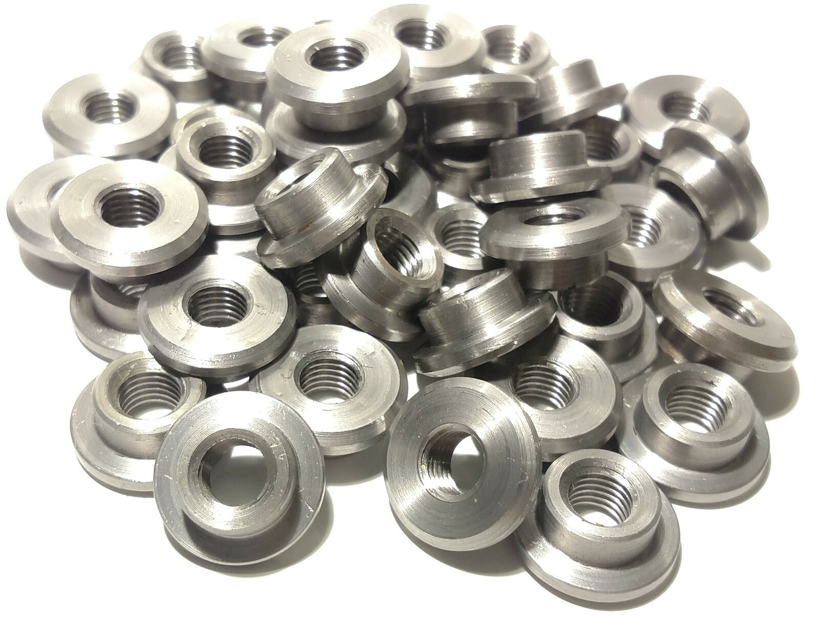 Weld Bung 5/16-24 Thread 1018 Billet Steel CNC Machined Tubing Fabrication 2 PCS