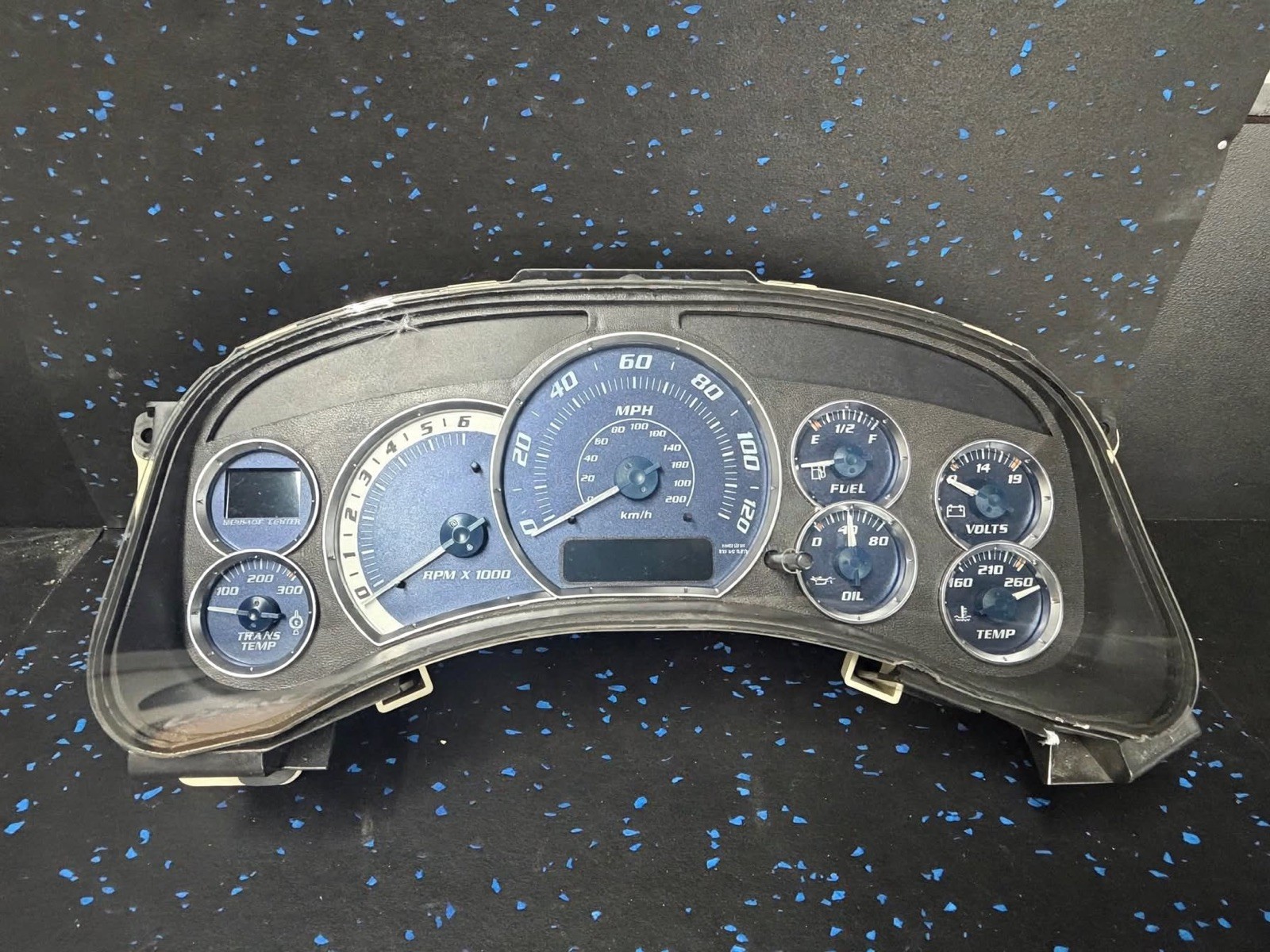 Cadillac Escalade Instrument Gauge Cluster 99-02 Speedometer  Blue 15073350 OEM