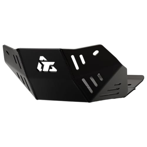 Tusk Aluminum Skid Plate Black Compatible with Kawasaki KLR650 2022-2025