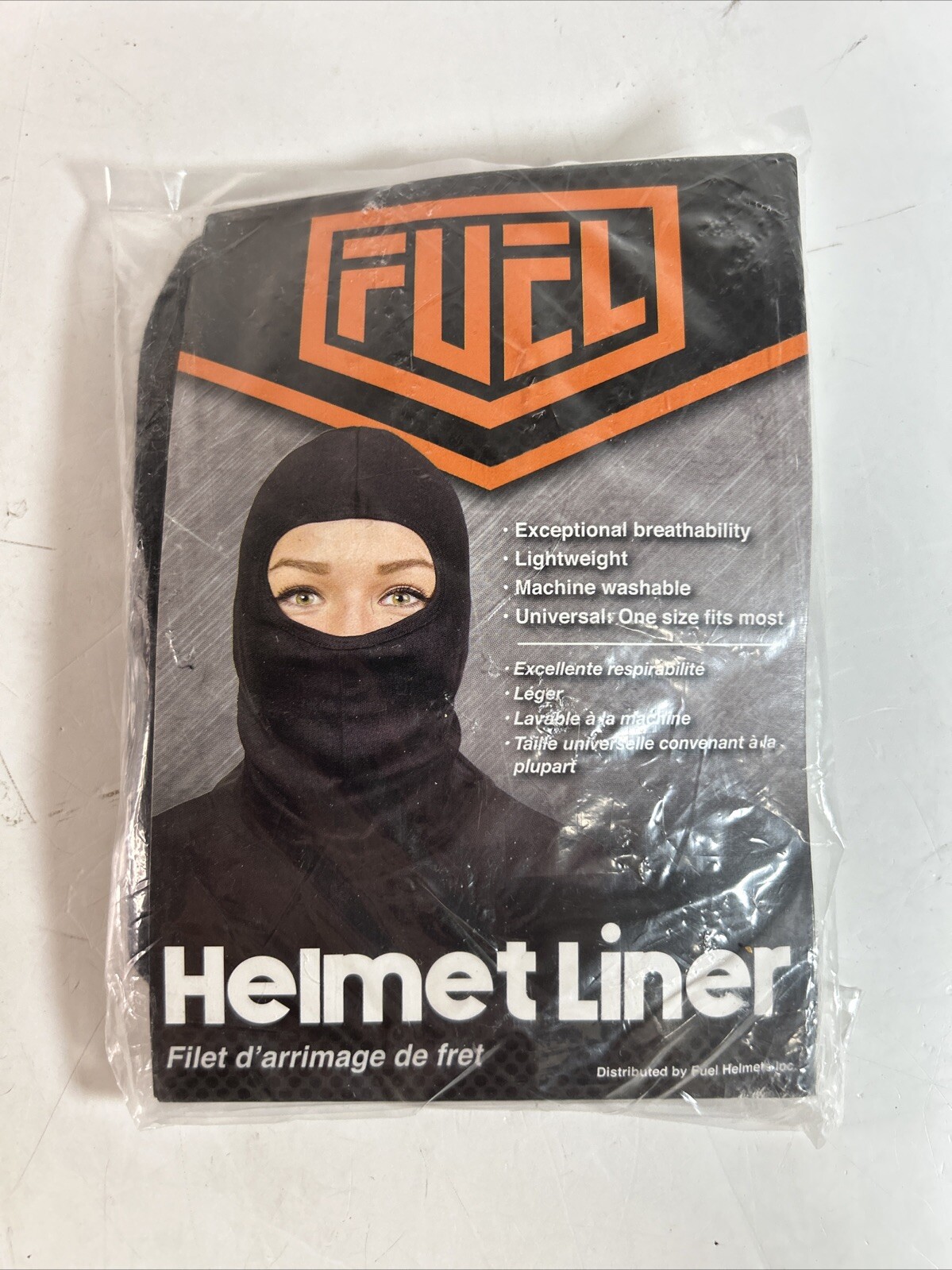 Fuel Helmet Liner Balaclava Face Mask Motorcycle Ski Snowmobile Hood Black NIP