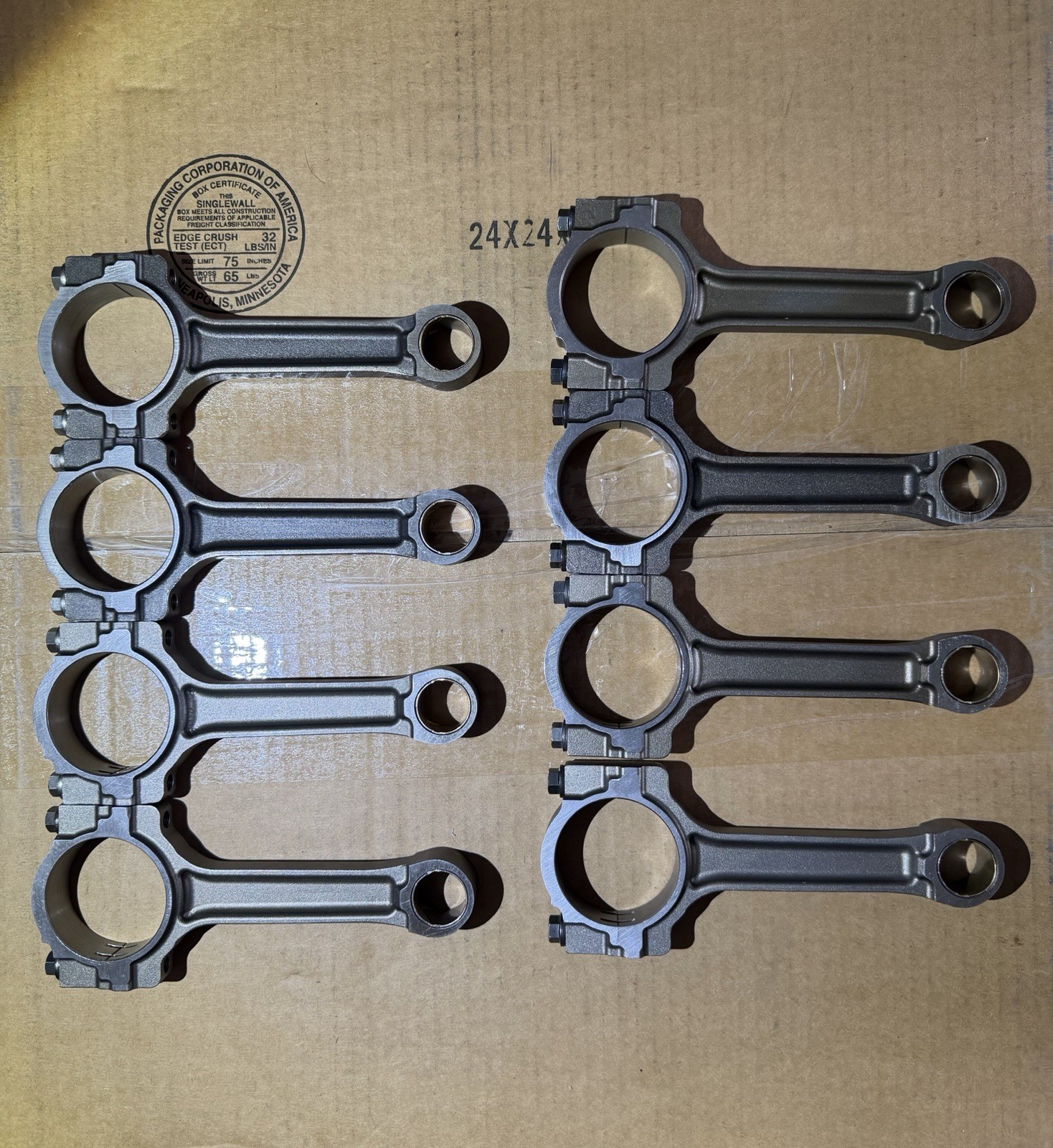 GM 5.3L 6.0L 6.2L LS2 LS3 GEN IV Floating Pin Connecting Rod With Bushing(8 Set)