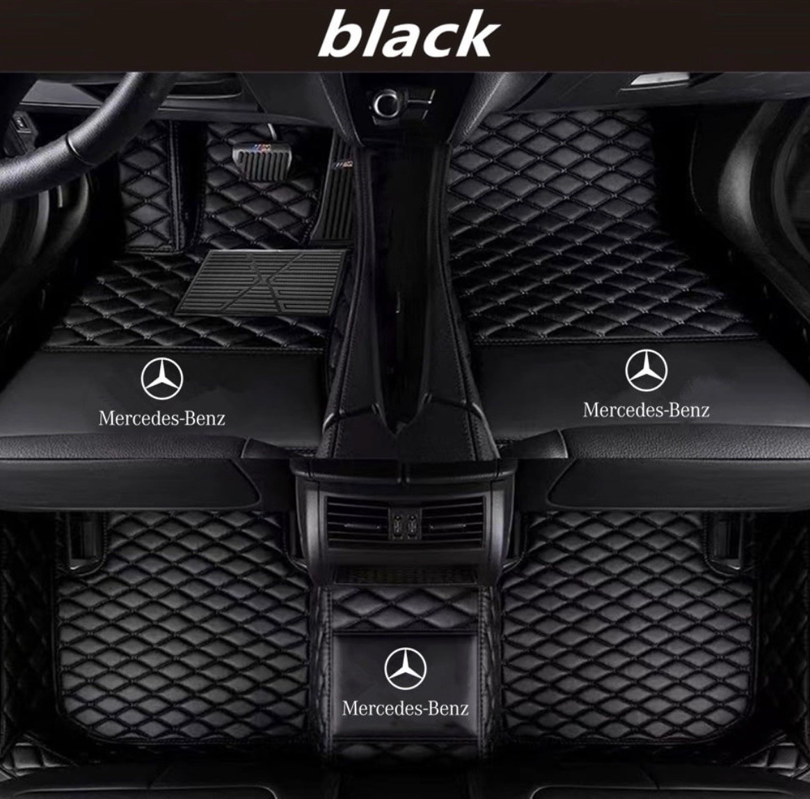 Mercedes GLC300 Custom Embroidered Floor Mats Full Set Mercedes GLC300 Custom Embroidered Floor Mats Full Set