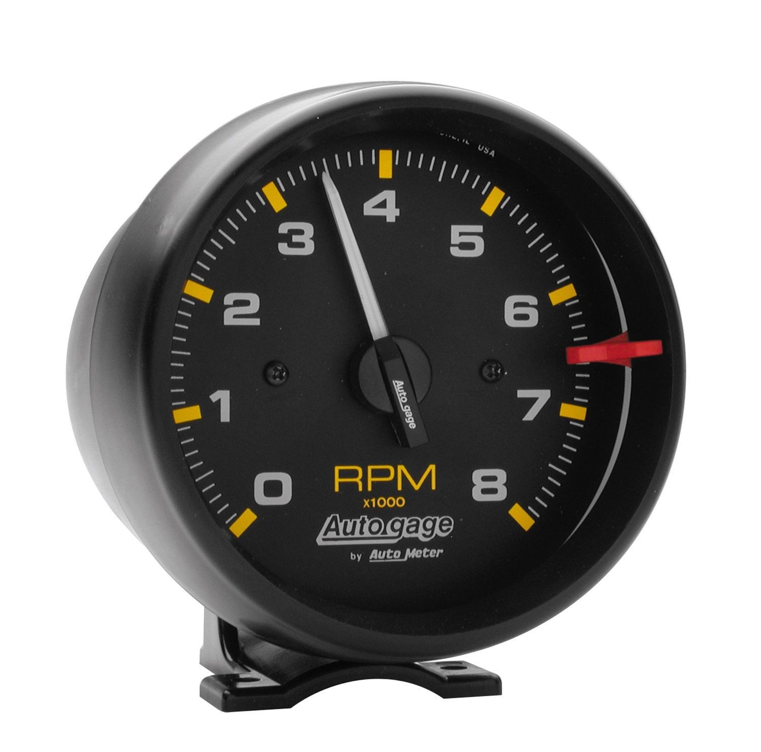Auto Meter Autogage Pedestal-Mount Tach Tachometer 3-3/4 in. 8000 RPM Auto Meter Autogage Pedestal-Mount Tach Tachometer 3-3/4 in. 8000 RPM