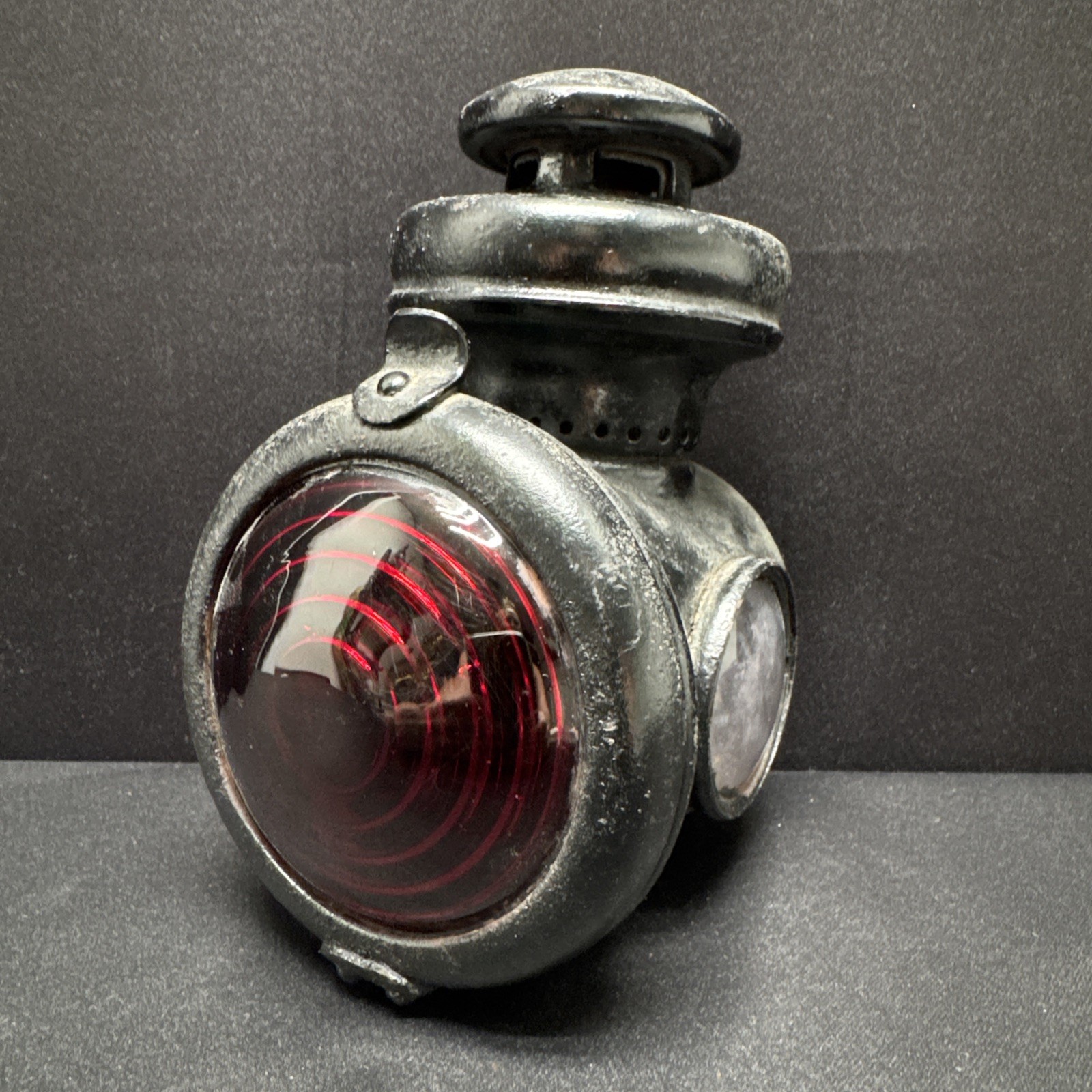 Model T Ford Vintage Antique Kerosene Tail Light Lamp (Missing Base Piece)