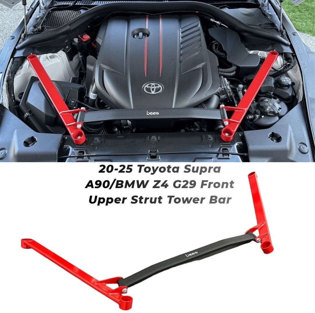 BEES Strut Tower Bar for Toyota GR Supra A90 A91 & BMW Z4 G29 2020 2021 2022 + BEES Strut Tower Bar for Toyota GR Supra A90 A91 & BMW Z4 G29 2020 2021 2022 +