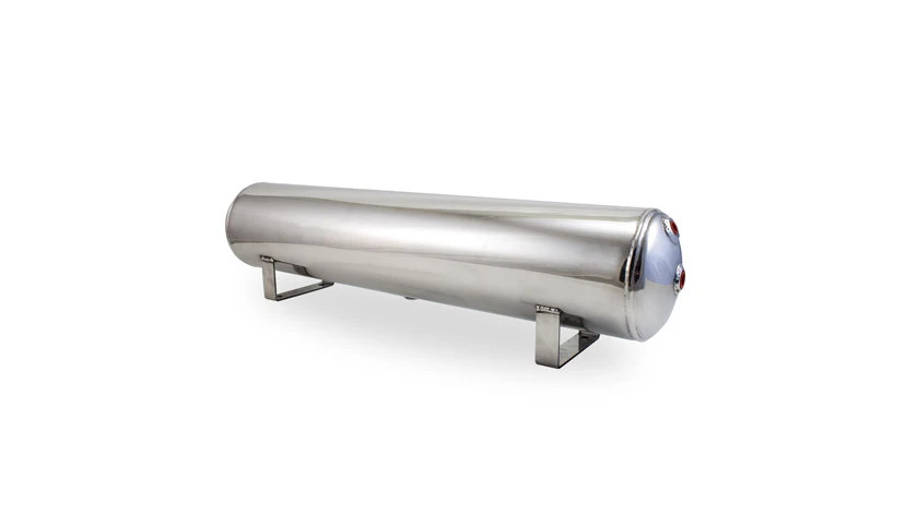 4 GALLON ALUMINUM AIR TANK - POLISHED P/N: 12955
