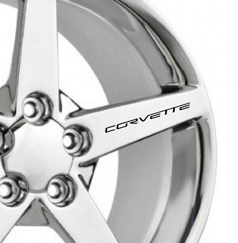 C6 CHEVROLET CORVETTE Wheel Decals (Set of 4) Z06 ZR1 Grand Sport Racing Brakes