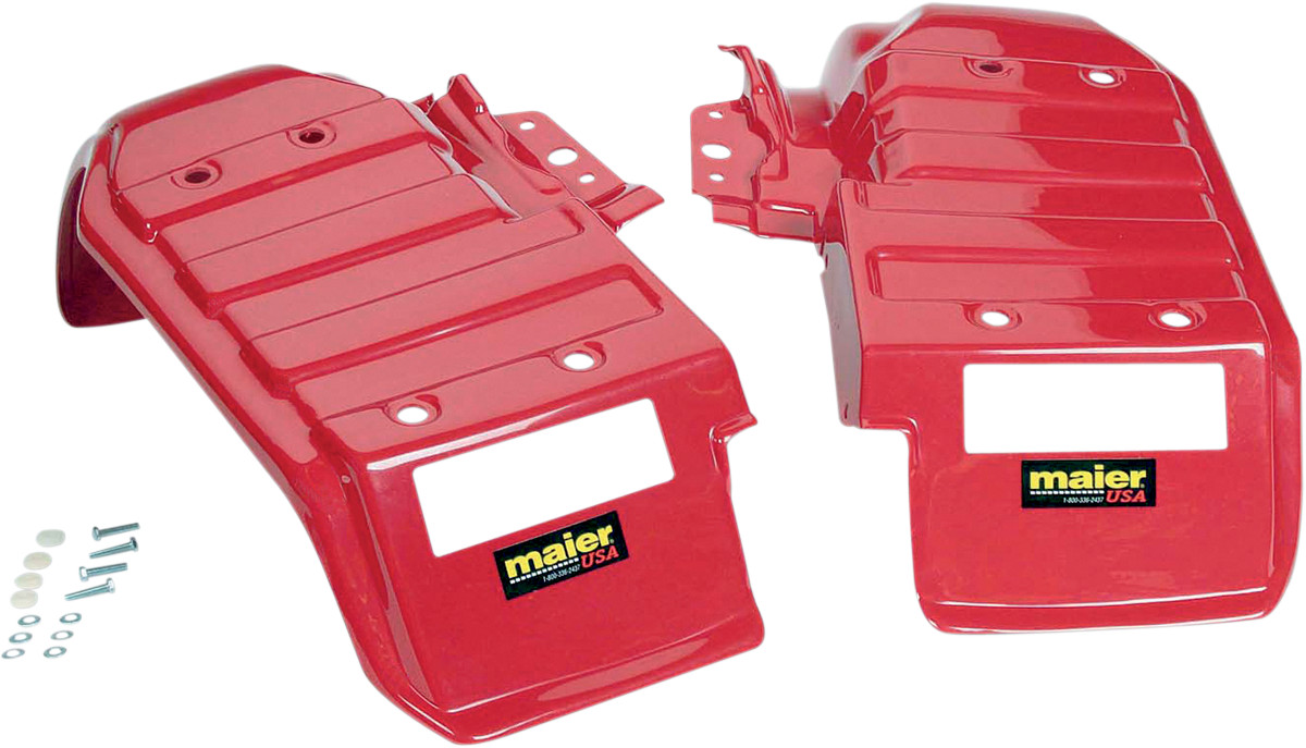 Maier Mfg Rear Fender Pair Red for Honda ATC250ES Big Red 118952