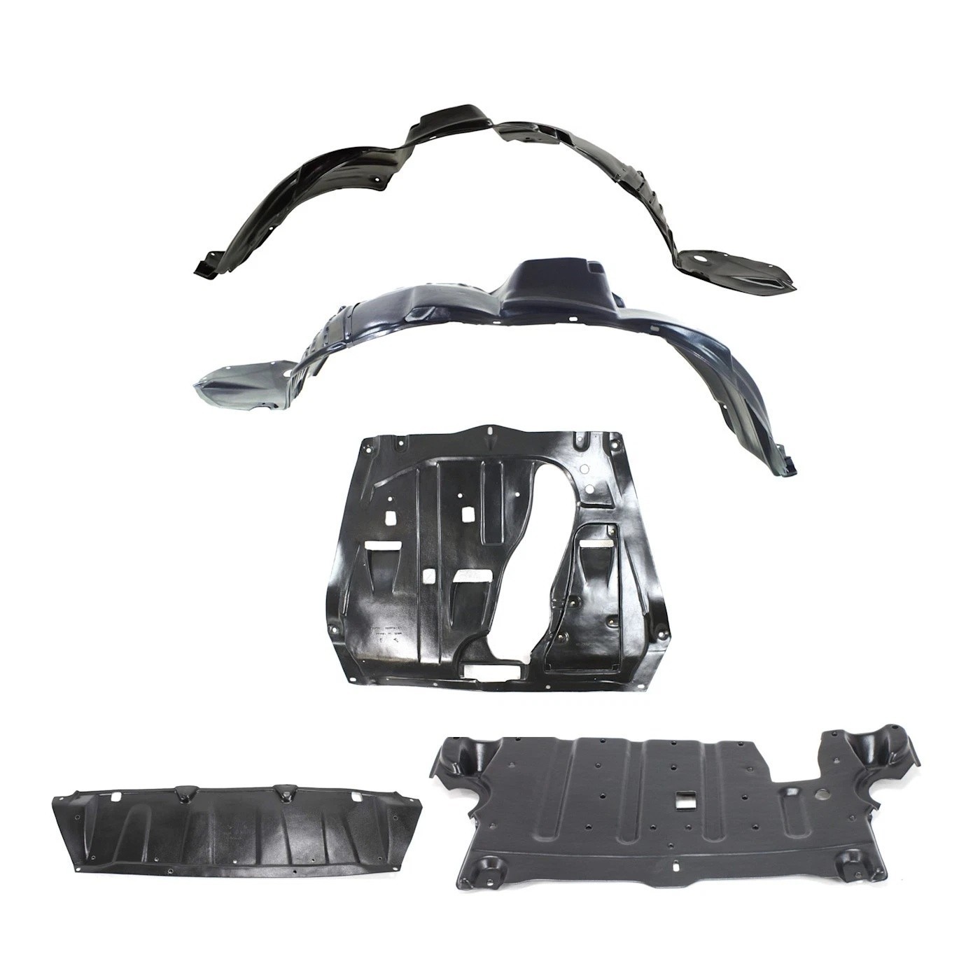 New Engine Splash Shields for Lexus RX330 2004-2006 Front or Rear Black 5Pc
