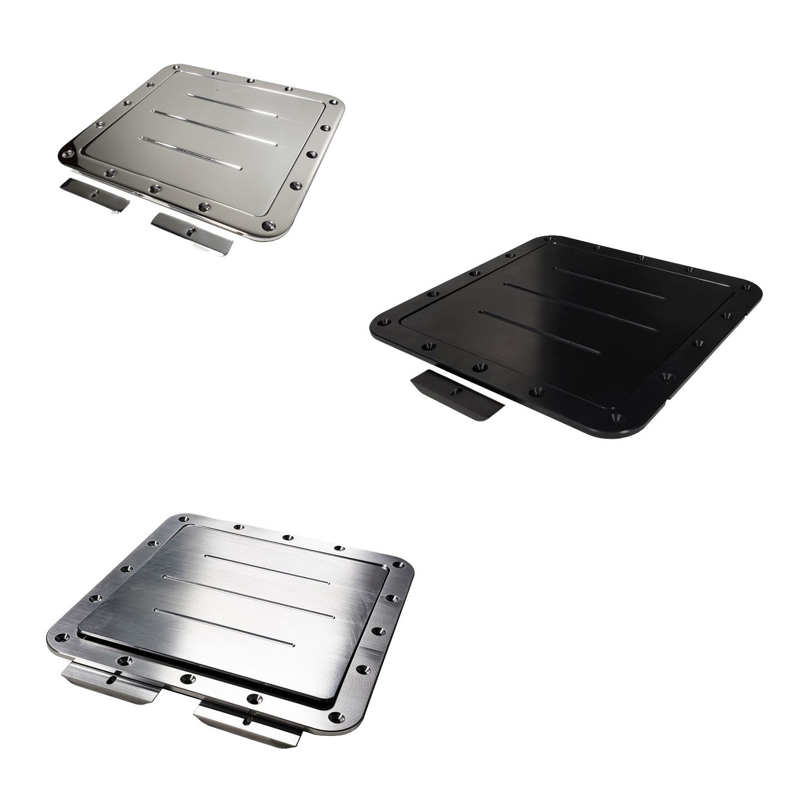 All American Billet DGS-U-B Universal Bed Floor Billet Gas Door