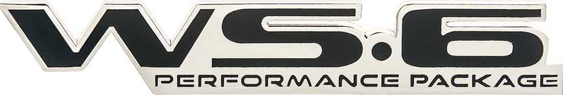 Reproduction Black Rear Bumper Emblem 1996-2002 Pontiac Firebird Trans AM WS6