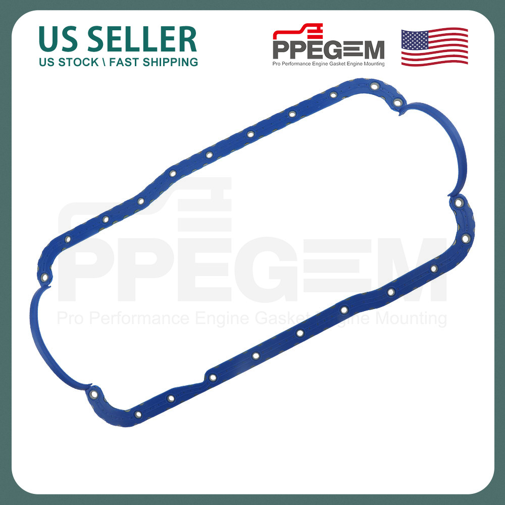 Oil Pan Gasket For 1986-2001 Ford 302 5.0L Engines 1 Piece Silicone