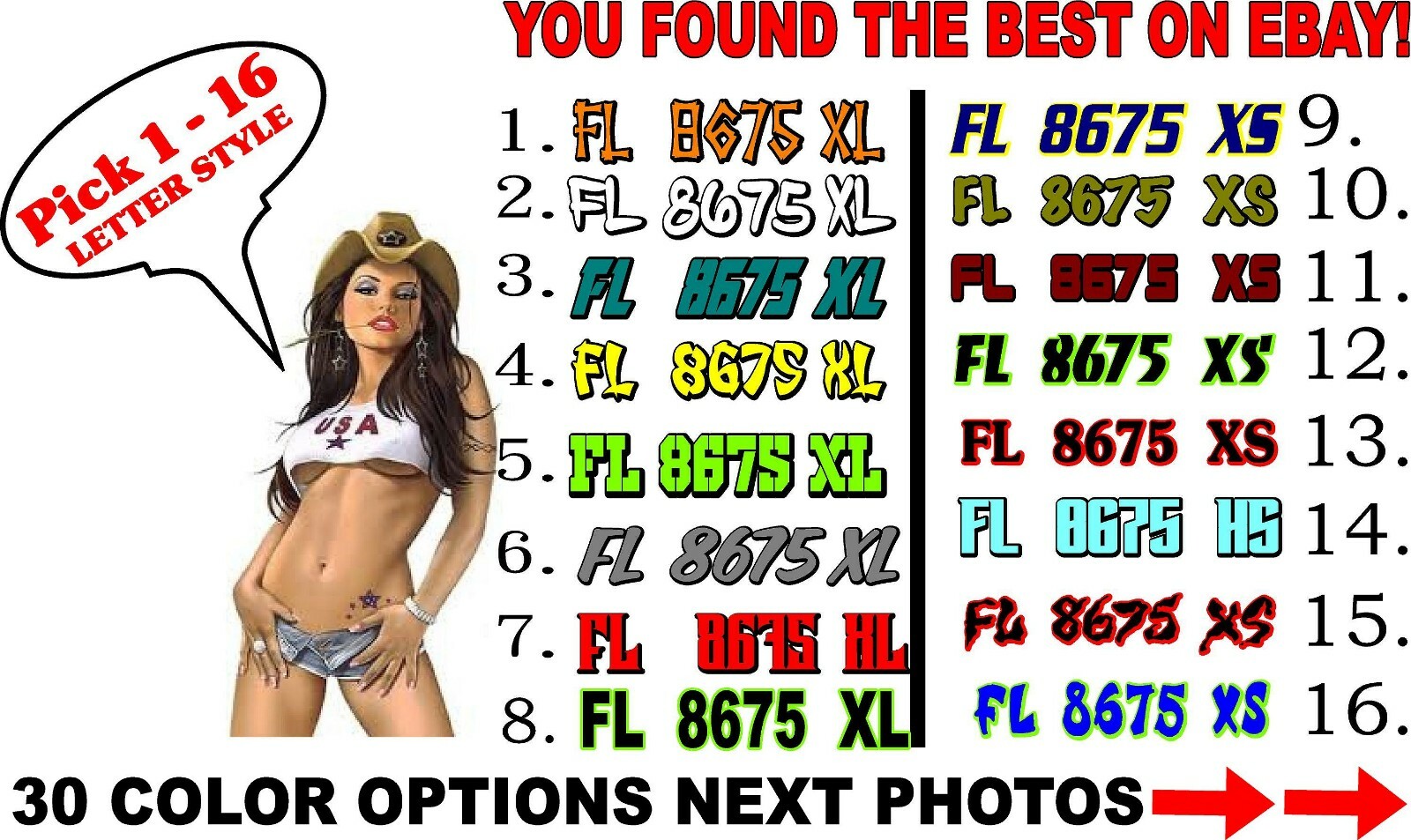 CUSTOM BOAT JETSKI PWC SEA DOO REGISTRATION HULL ID NUMBER DECAL STICKER #