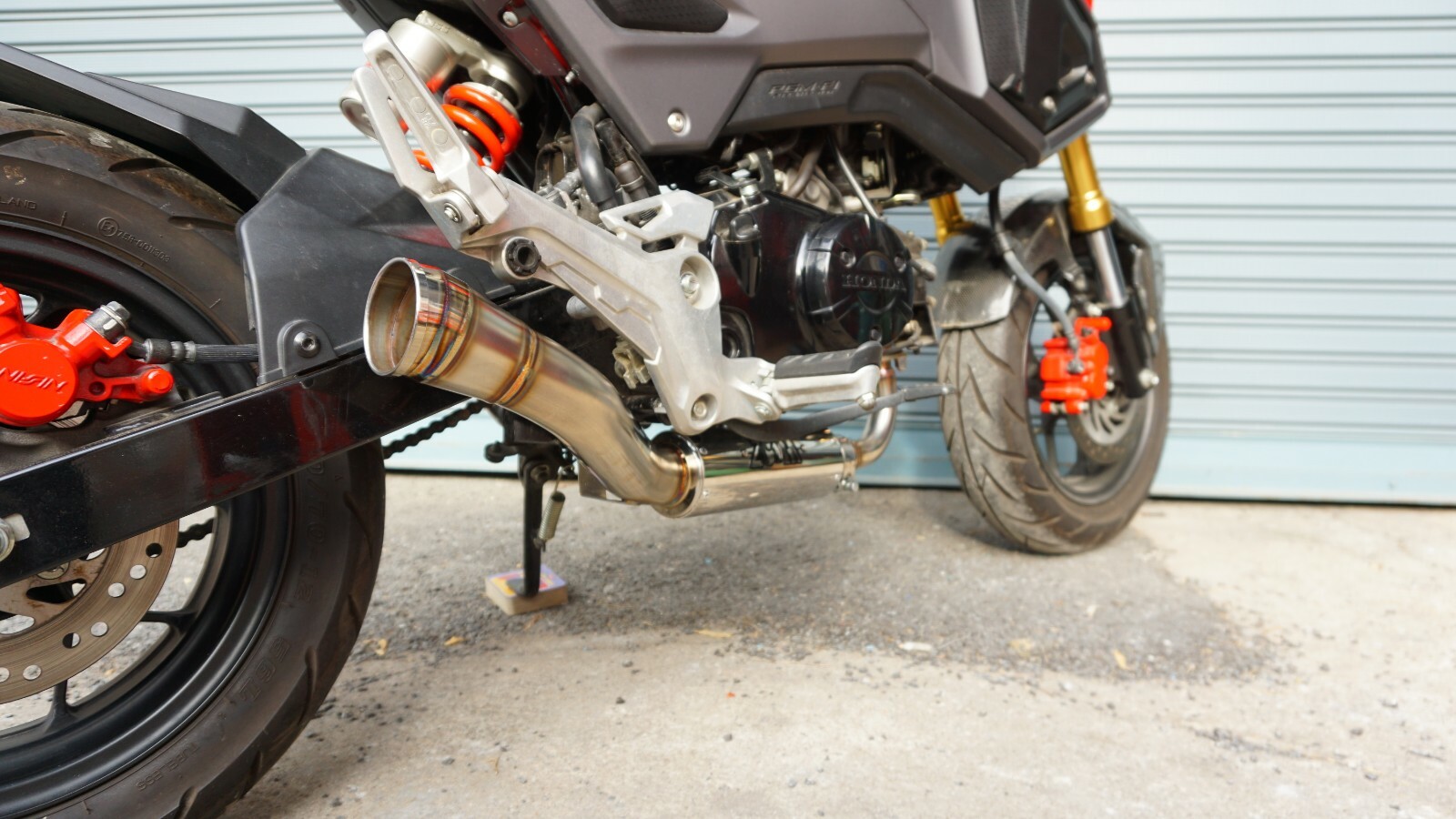 ZoOM Exhaust Honda GROM 125 MSX SF OG 2013-2020 Full System The Brute Low Mount