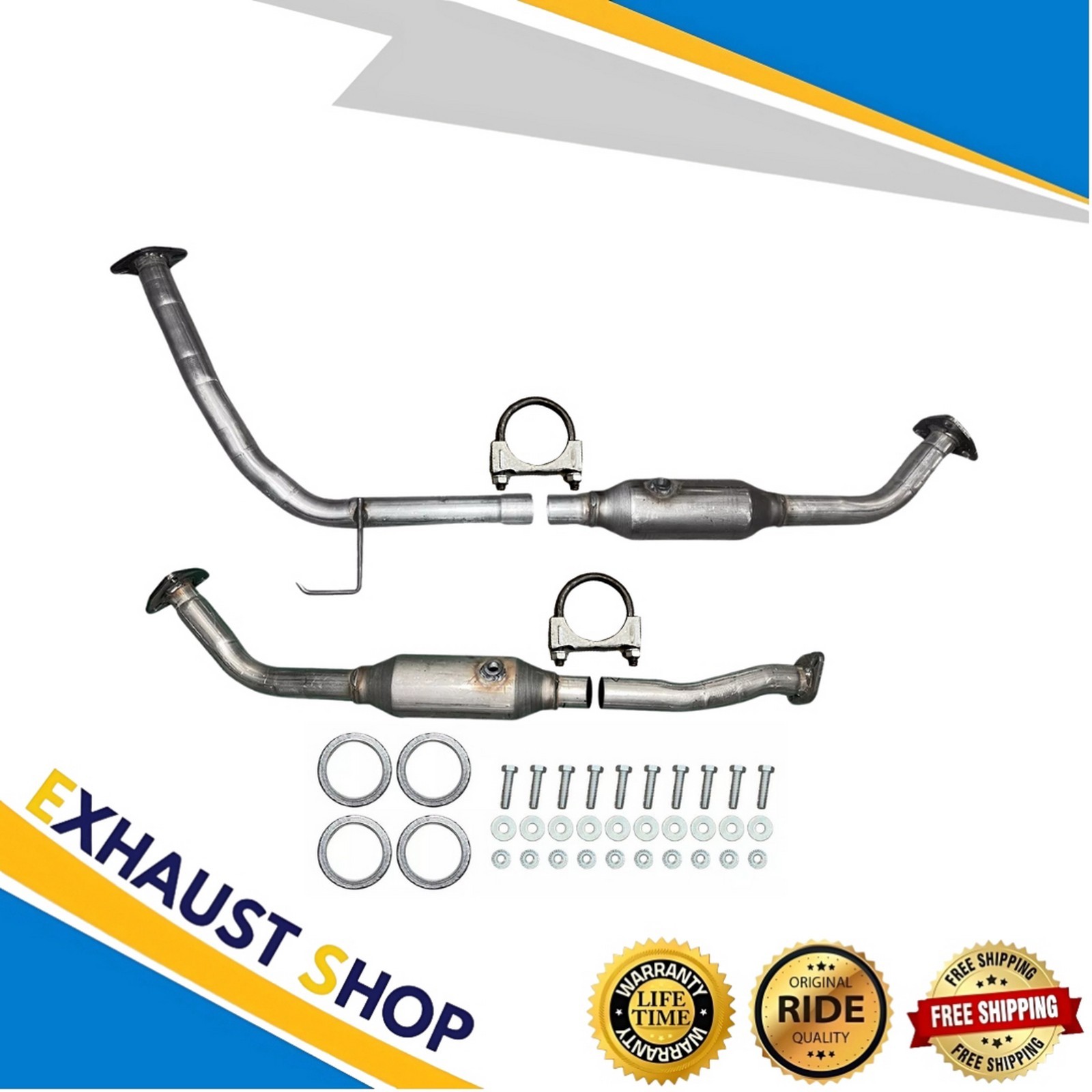 FITS:2005-2007 Toyota Sequoia Right & Left Catalytic Converter Set 4.7L SHIP