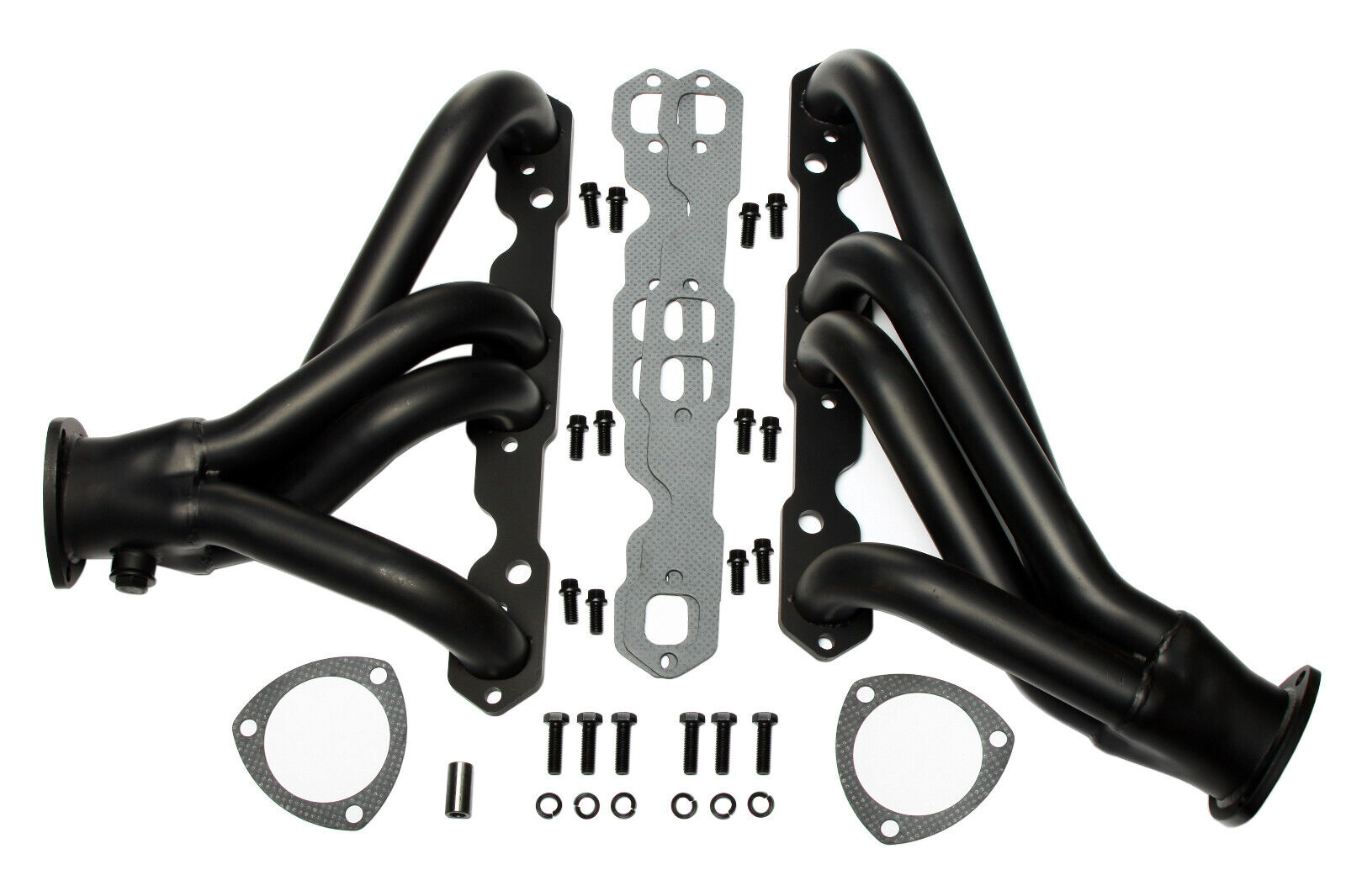 Shorty Exhaust Header for  82-92 Camaro SBC with 305/350 V8 5.0 5.7 Black