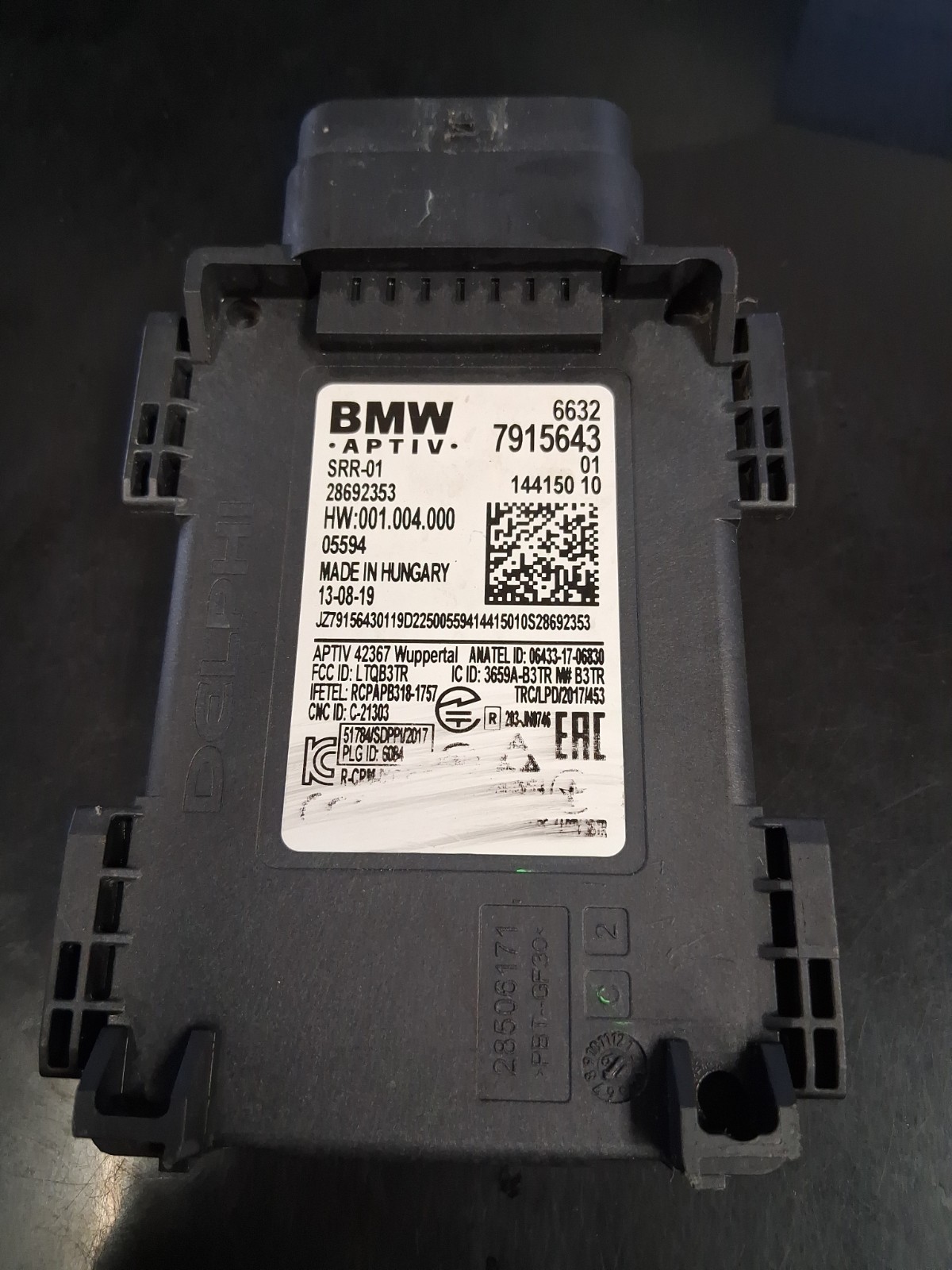 BMW  2017 - 2024 Radar Sensor 66327915643