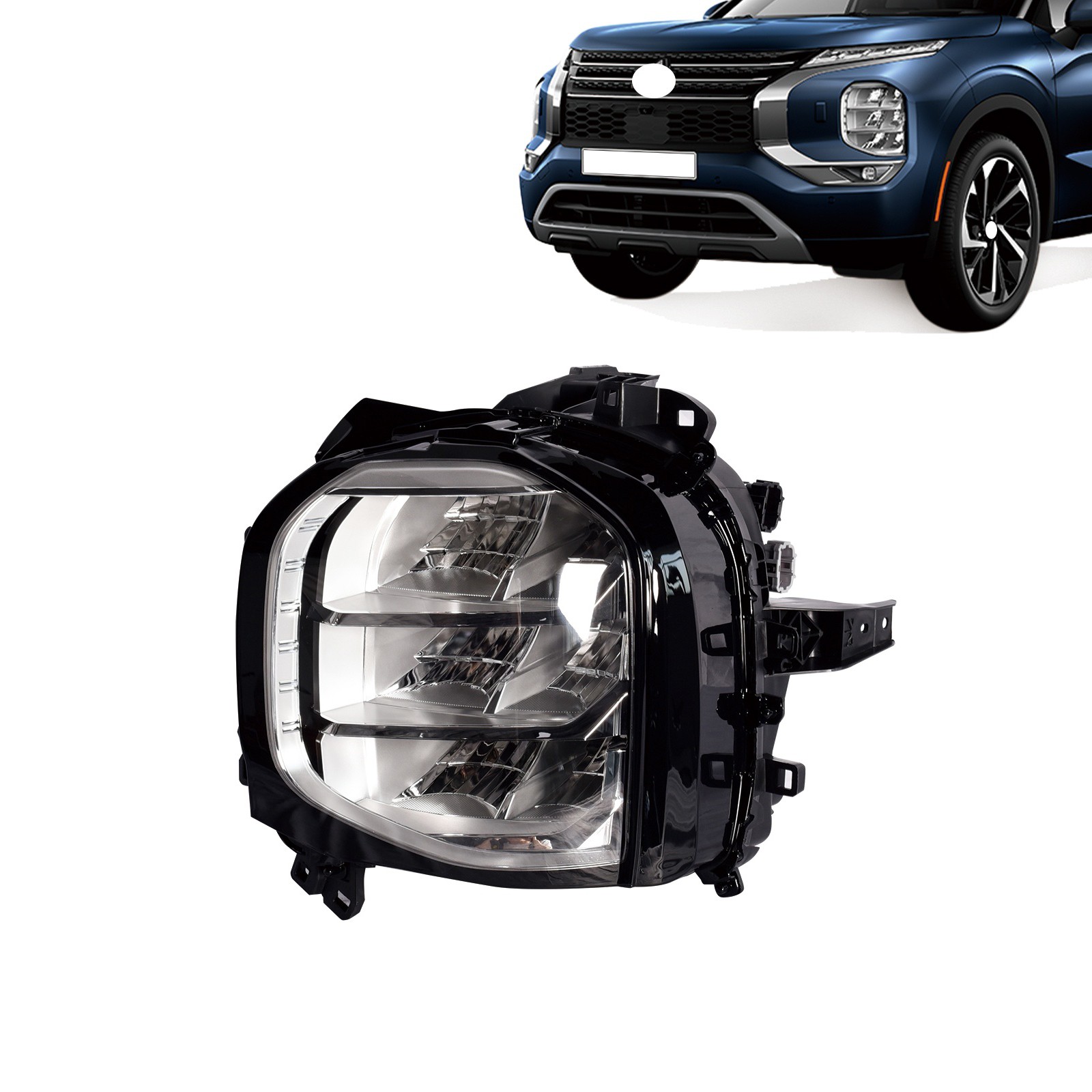 For 22-26 Mitsubishi Outlander Left LED Headlight Headlamp Assembly 7 Pins