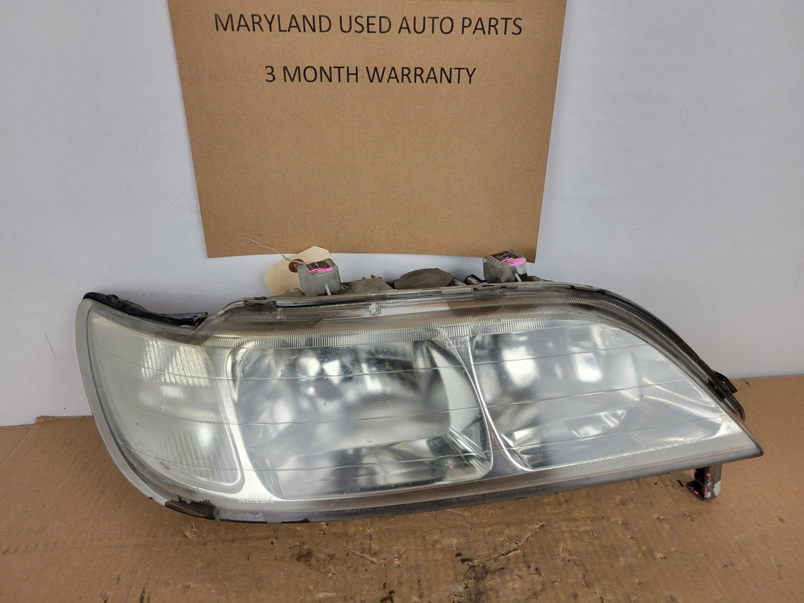 1997 1998 1999 ACURA CL PASSENGER Headlight + ALL MOUNTING POINTS PRESENT