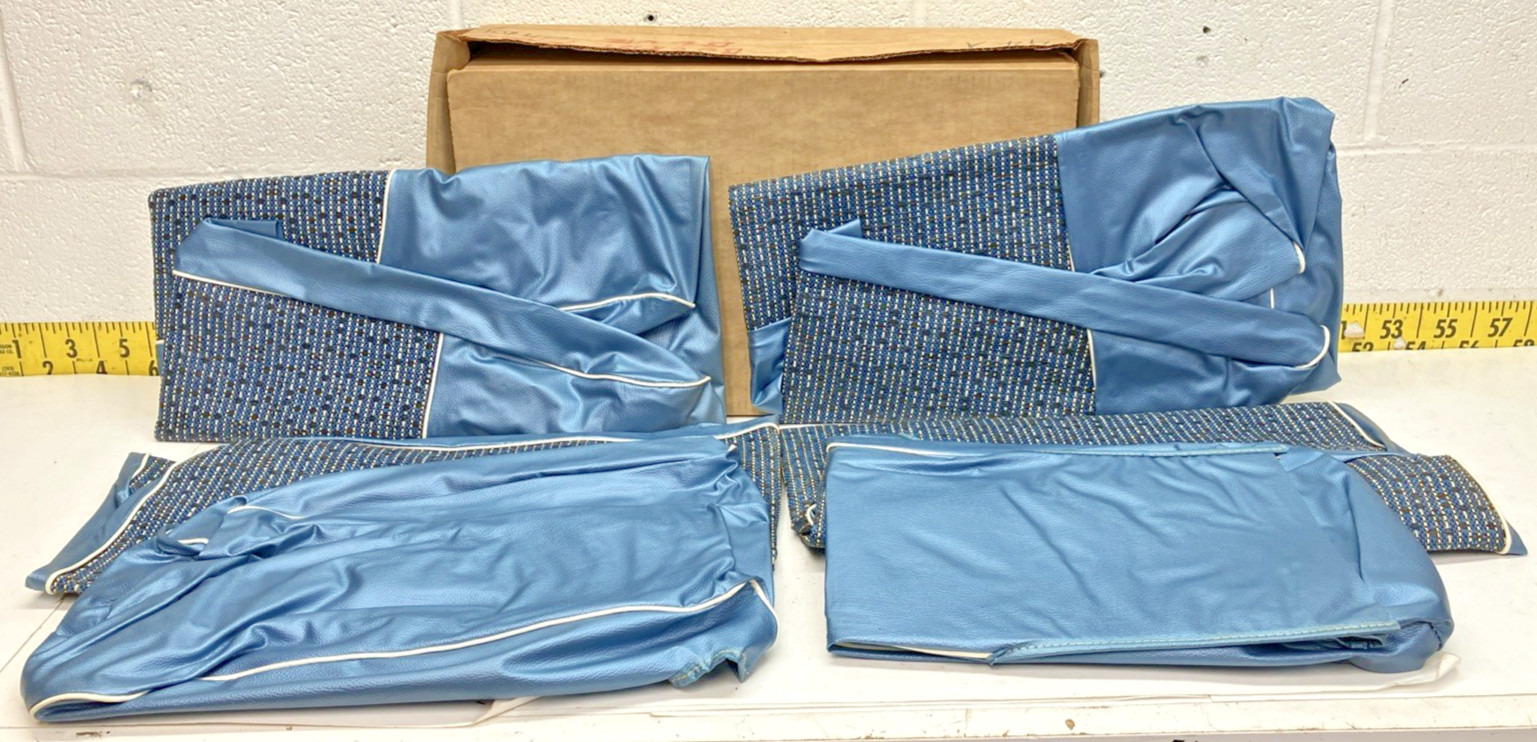 NOS Vintage Howard Zink Blue 72AT 1744A Seat Cover 1940-1950s Chevrolet/Ford (SC