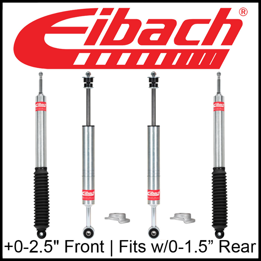 Eibach PRO-TRUCK Front & Rear Shocks Set fit 2016-21 Toyota Tundra w/0-1.5\