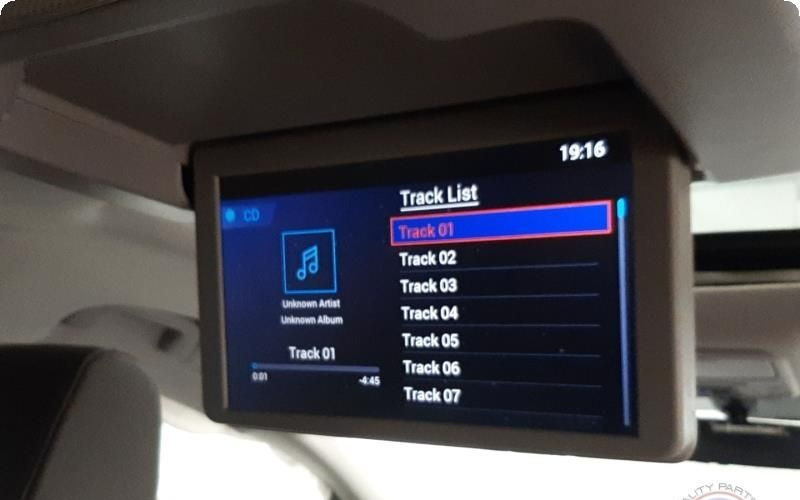 2018-2024 Honda Odyssey Overhead Roof Mounted Rear Entertainment Display Screen