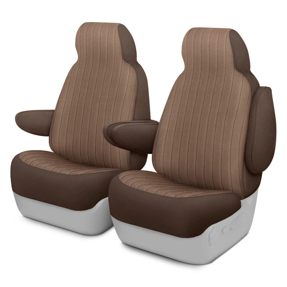 For Honda Fit 09-14 Dash Designs Madera 1st Row Toast Custom Seat Covers