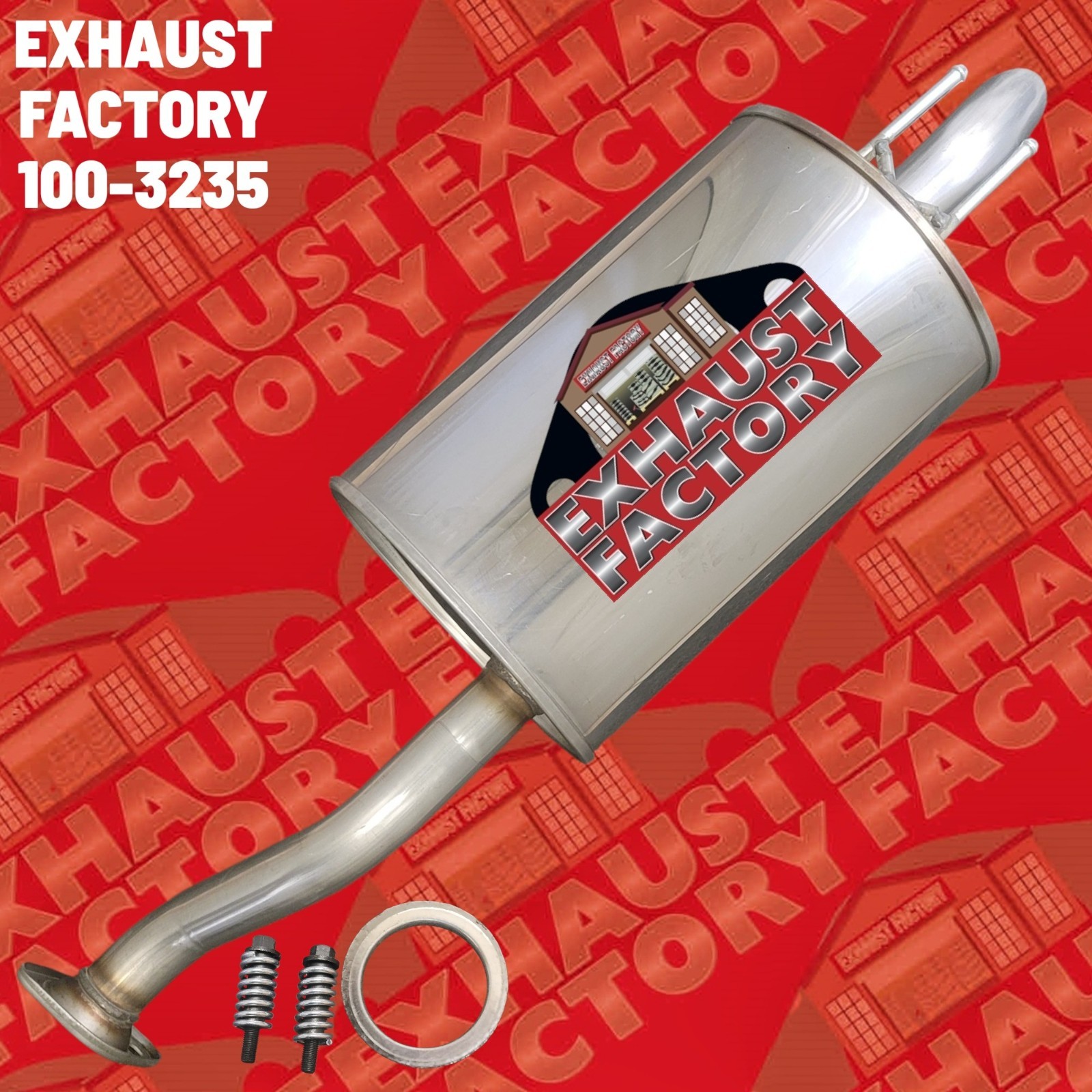 100-3235 REAR MUFFLER ASSEMBLY FITS 2013-2014 ACURA ILX 1.5L ENG STAINLESS STEEL 100-3235 REAR MUFFLER ASSEMBLY FITS 2013-2014 ACURA ILX 1.5L ENG STAINLESS STEEL