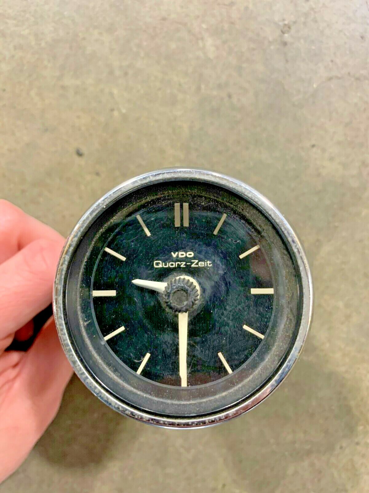 Vintage VDO Quartz Zeit Dashboard Clock 214/3/3 4.75 - See Description