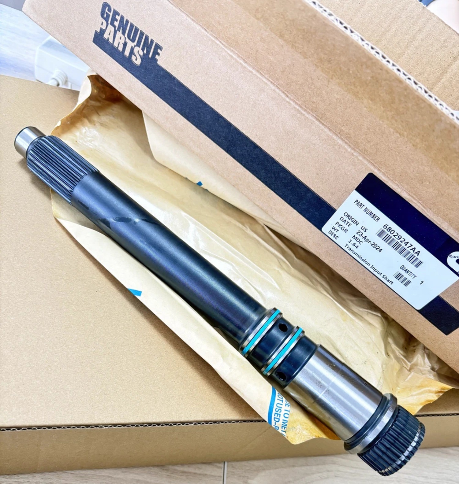 68RFE Input Shaft 300M Billet Sonnax 68029247AA For Dodge 6.7L Cummins Diesel US 68RFE Input Shaft 300M Billet Sonnax 68029247AA For Dodge 6.7L Cummins Diesel US