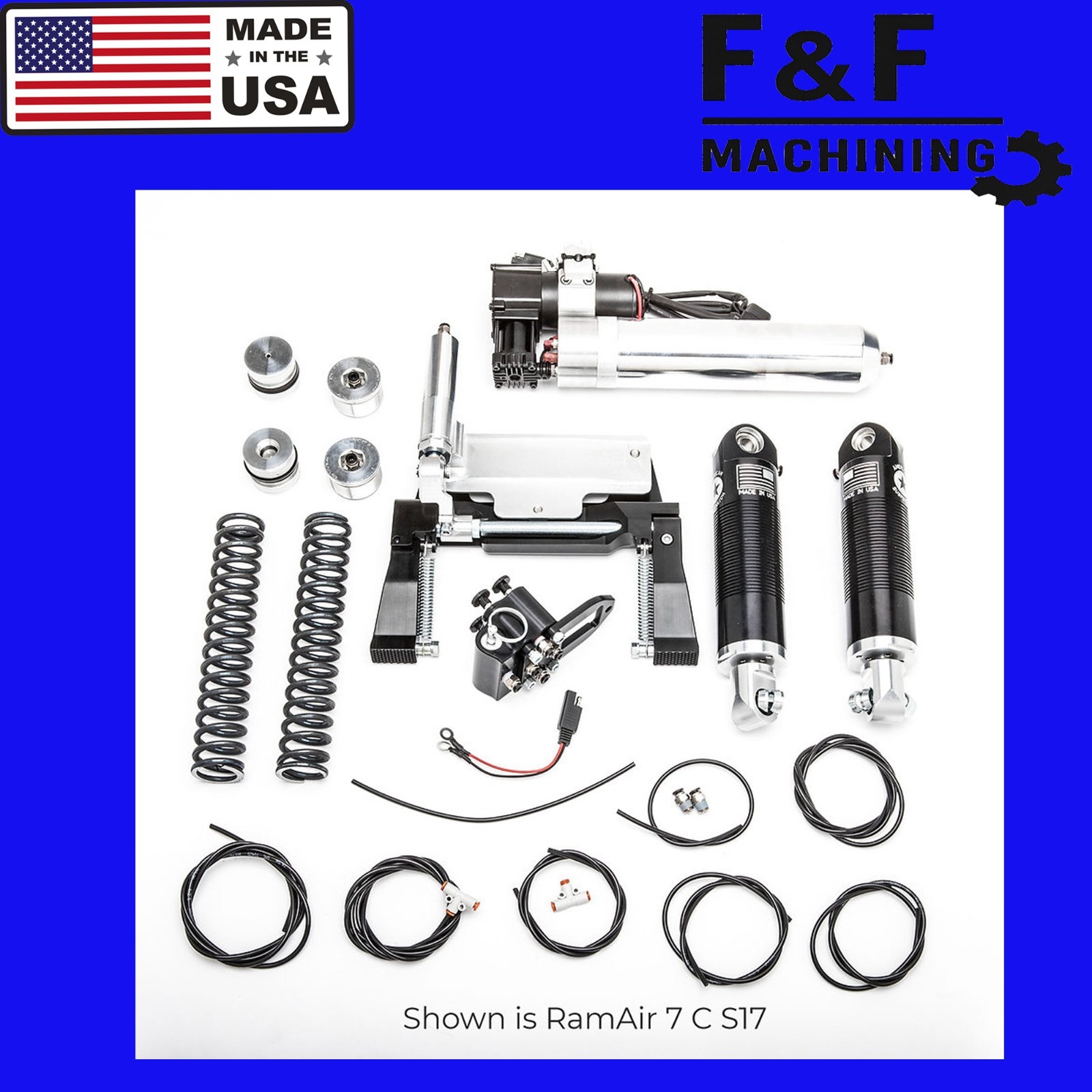American Suspension 2024-2026 Road Glide front, rear air ride & center stand American Suspension 2024-2026 Road Glide front, rear air ride & center stand