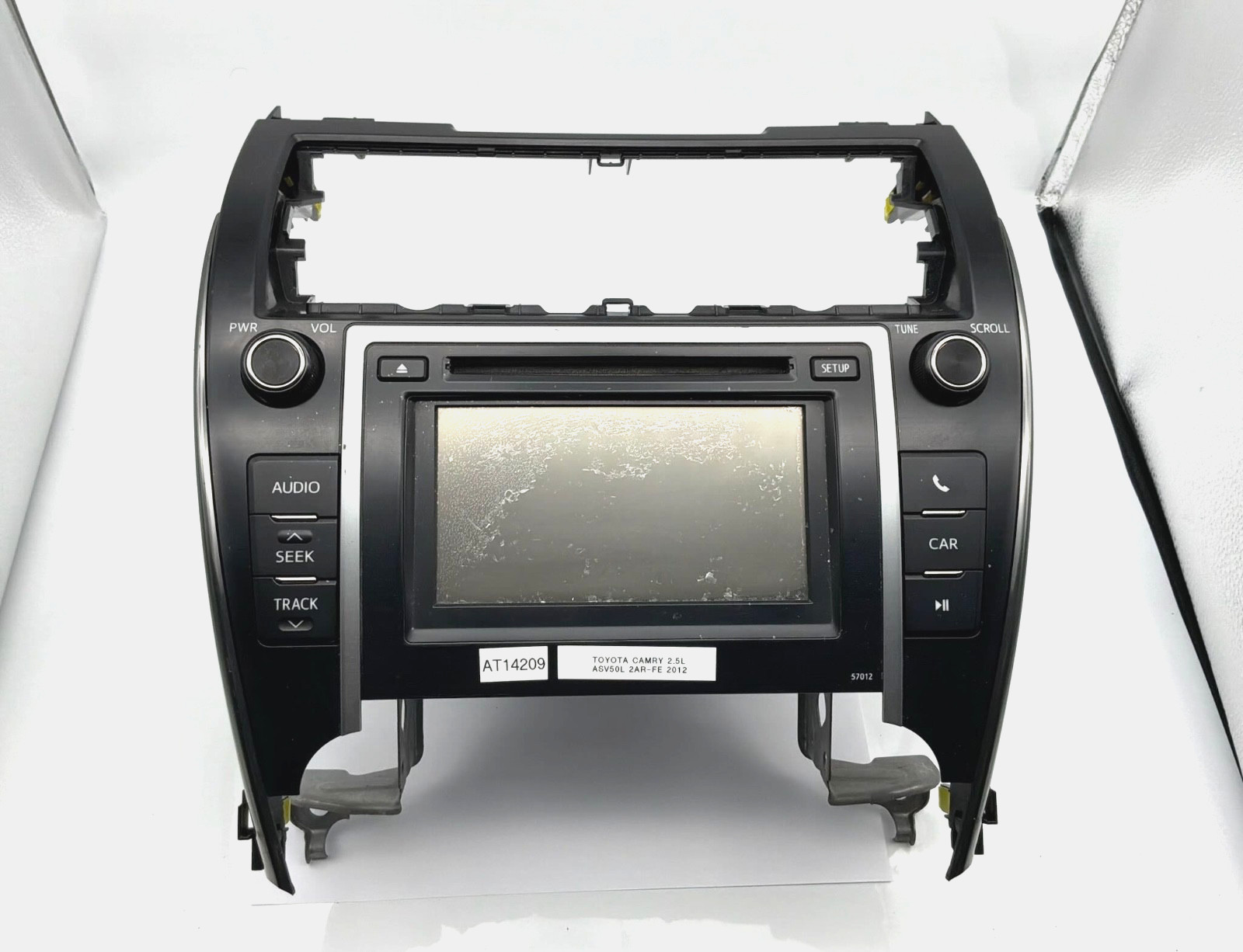 OEM 12-14 Toyota Camry AM FM Radio Receiver CD Player Touchscreen Display Screen