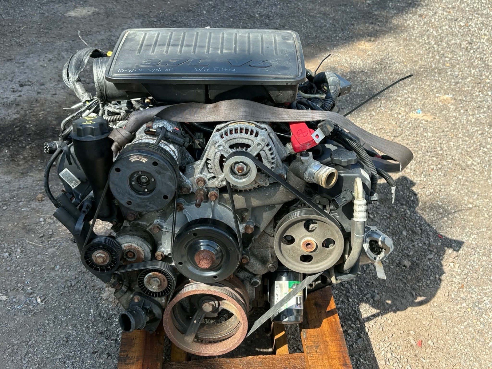 2007-2012 Jeep Dodge 3.7L EKG V6 Engine Motor VIN K 101K Complete