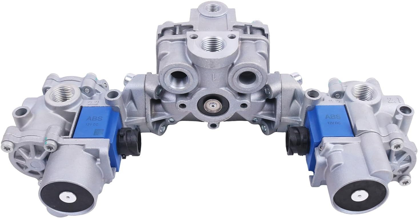 ABS Relay Valve Modulator Rear Axle Package For Wabco Peterbilt Volvo 4725001230