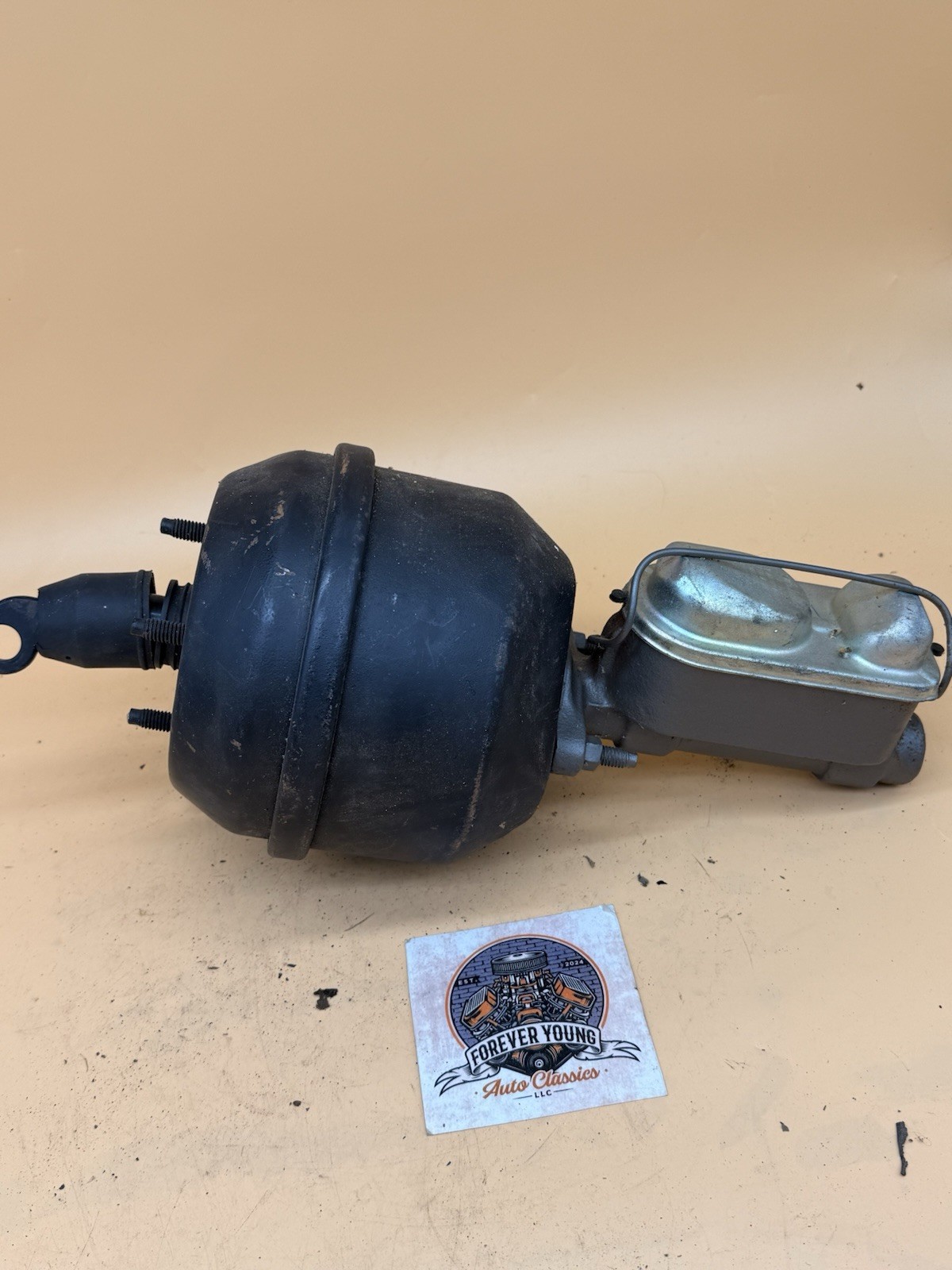 1967-1970 Ford Mustang Power Brake Booster w Brake Master Cylinder ORIGINAL 1967-1970 Ford Mustang Power Brake Booster w Brake Master Cylinder ORIGINAL